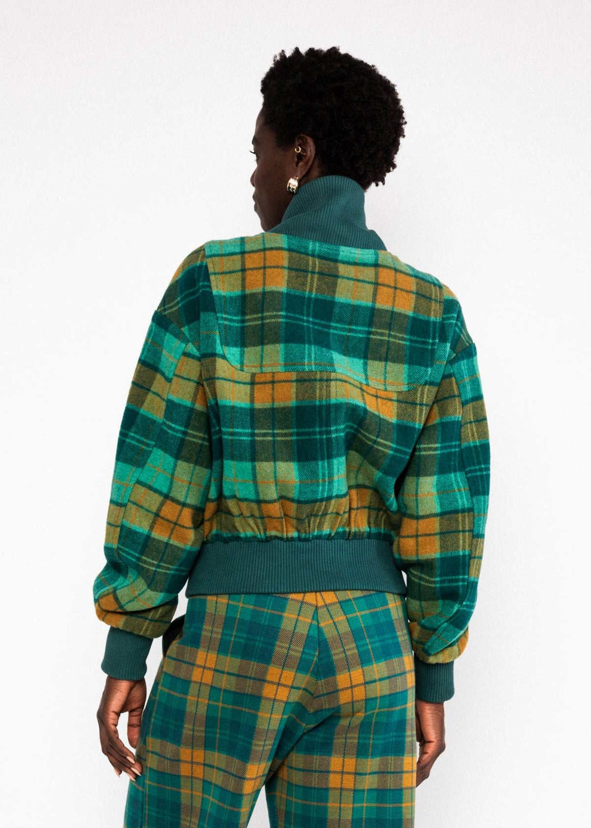 Blutsgeschwister The Blenley Sassy Check Blouson Jacket