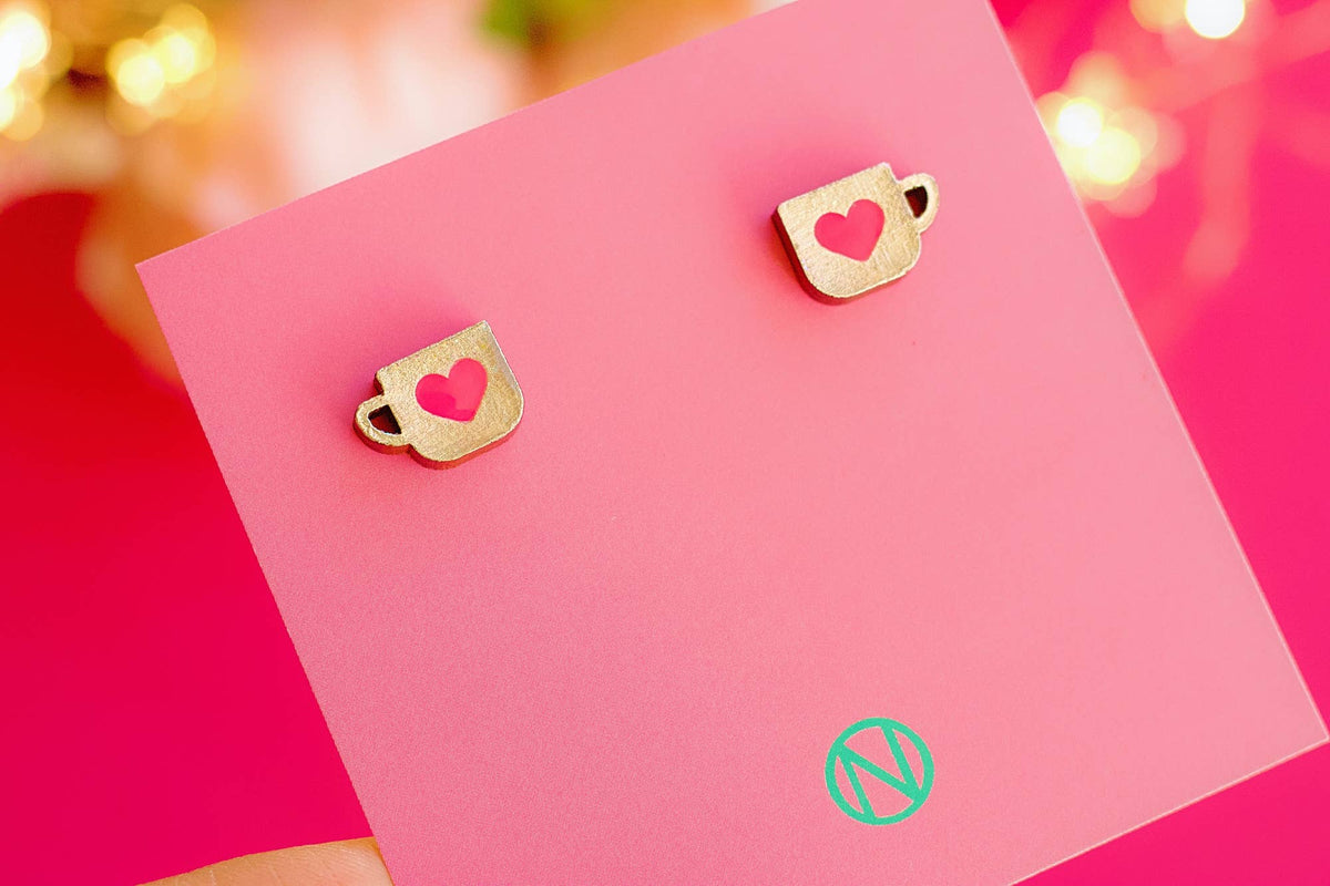 Naoi Cuppa Stud Earrings Default Title