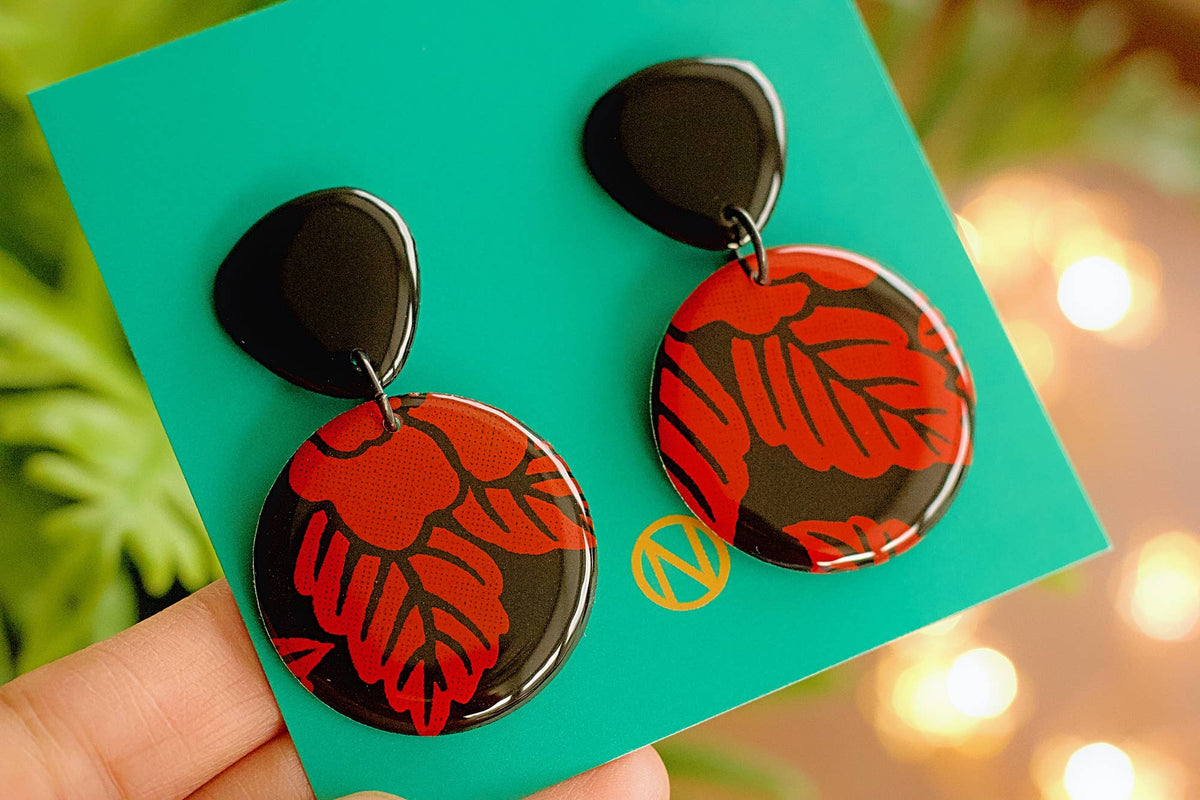 Naoi Japanese Paper Statement Earrings Default Title