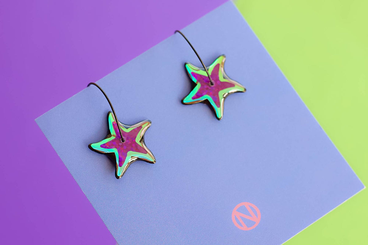Naoi Starfish Pendant Earrings Default Title