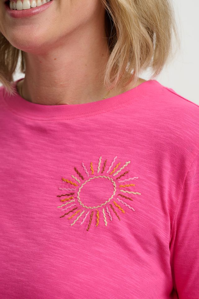 Sugarhill Brighton Hot Pink Shelby Boxy T-shirt – Kaleido